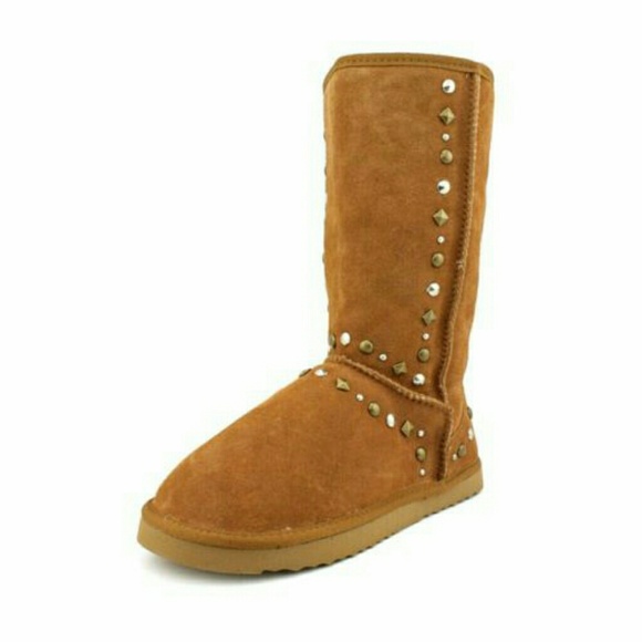 Style & Co. Shoes - Women's Tan Suede fashion mid calf boots