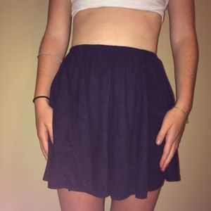 Navy Blue Brandy velvet skirt!!