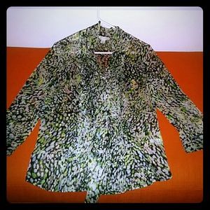 Banana Republic sheer blouse