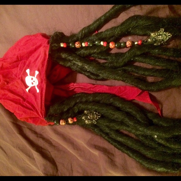 Halloween pirates dreadlocks wig