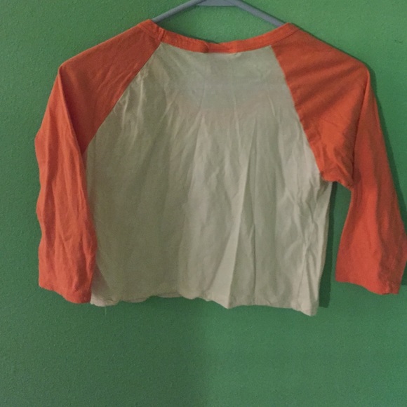 cropped baseball tee - Picture 2 of 4