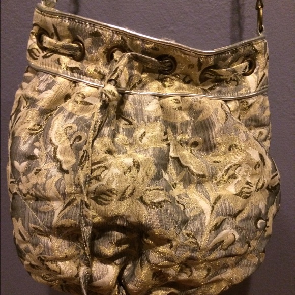 Floral print cross body bag