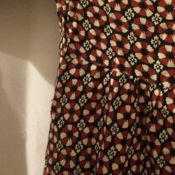H&M Floral Shift Swing Dress Size 12 - Picture 3 of 4