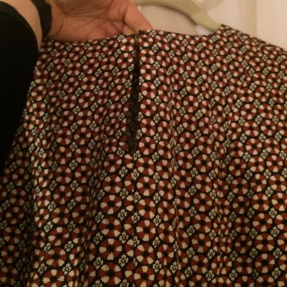 H&M Floral Shift Swing Dress Size 12 - Picture 4 of 4