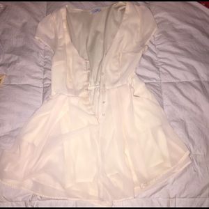 Tobi cream colored romper
