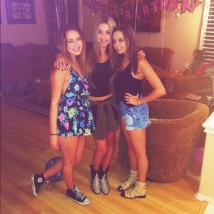 LF floral print romper