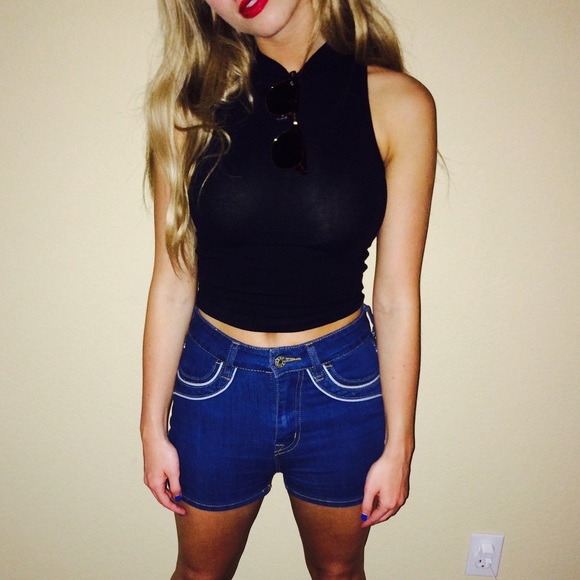 (Urban Outfitters) Erin - High Rise Denim Short