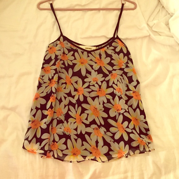 Flower tank top