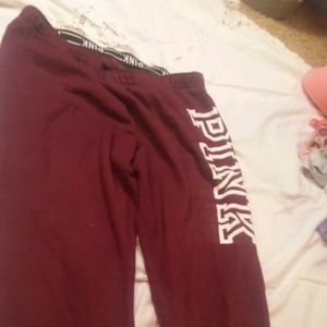 Pink sweatpants
