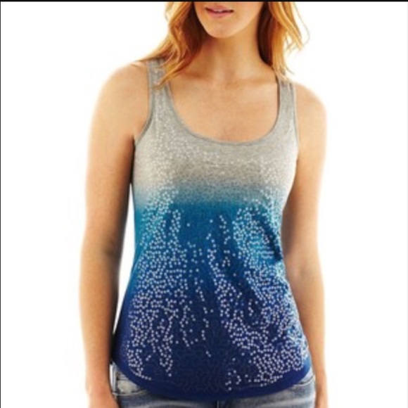 Ombré Sequin Tank