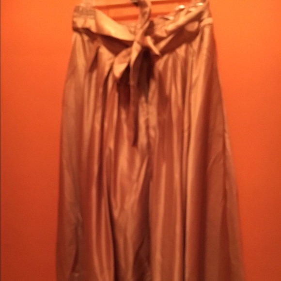 Beautiful Gold  small  hi low ribbon skirt last 1 - Picture 3 of 3