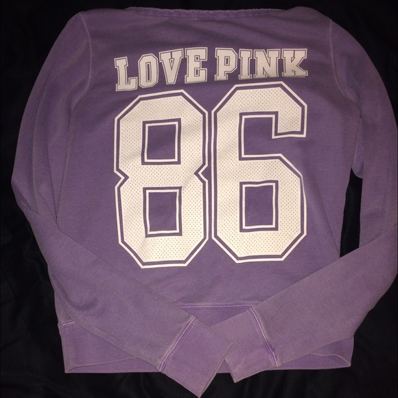 VS Pink Pullover Purple