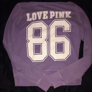 VS Pink Pullover Purple