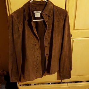 Autumn Silk suede jacket