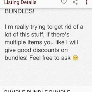 Got to clear out this closet  BUY SOMETHING??????