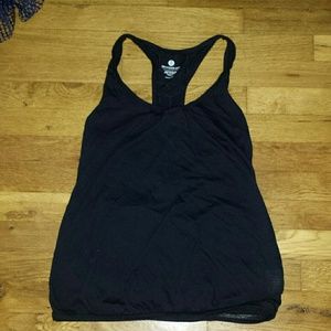 Drapey t-back work-out shirt