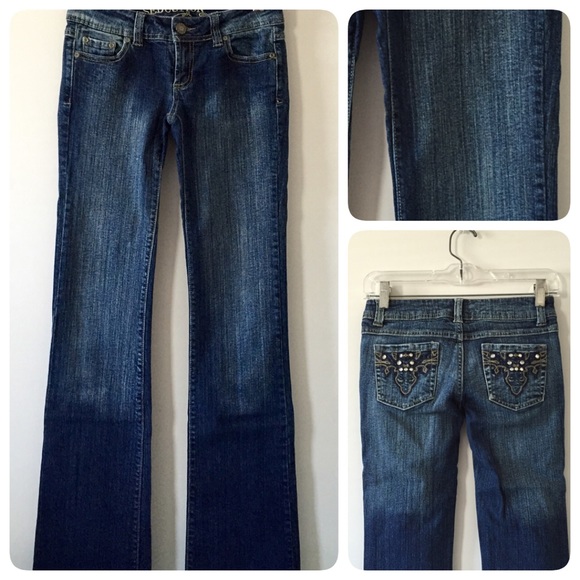 Size 0 seductions  low waist jeans - Picture 1 of 2