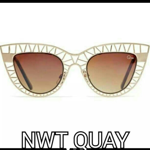 NWT Quay Steel Cat Sunglasses
