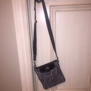 Zebra Print Crossbody Coach Purse