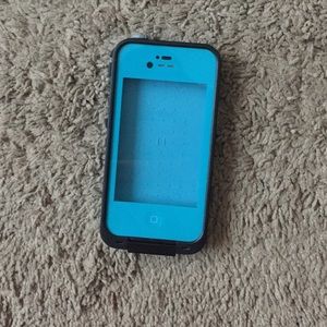 Blue iPhone 4 life proof