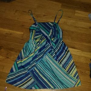 Colorful line design sundress