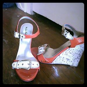 Wedge heels, only worn a couple times