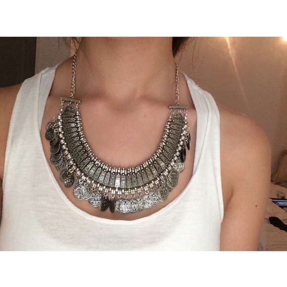 • Boho Coin Necklace • - Picture 2 of 2