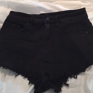 BDG High Waisted Cut Offs