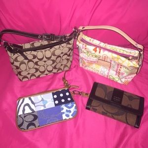 Coach bags and wallets