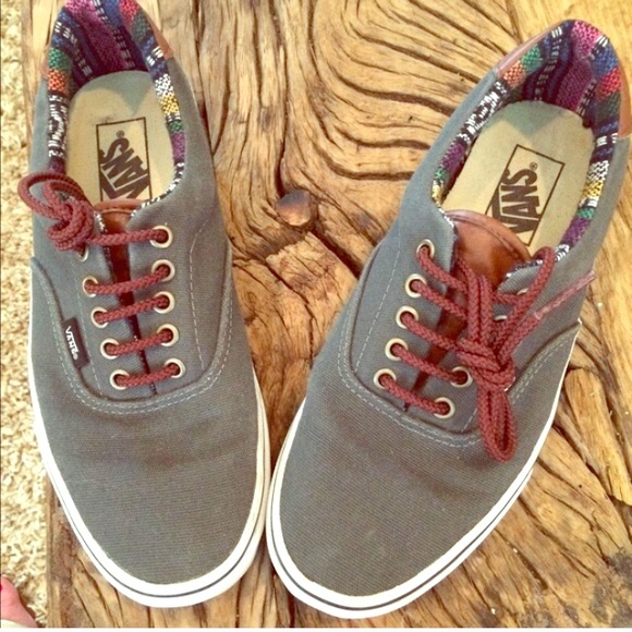 Barely Worn, Like New Vans Gray Tennis Shoes