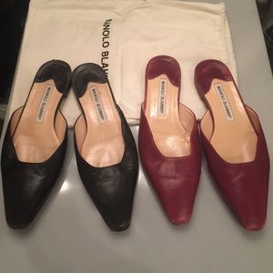 Original Manolo Blahnik flats.