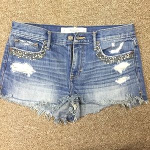 Abercrombie studded shorts