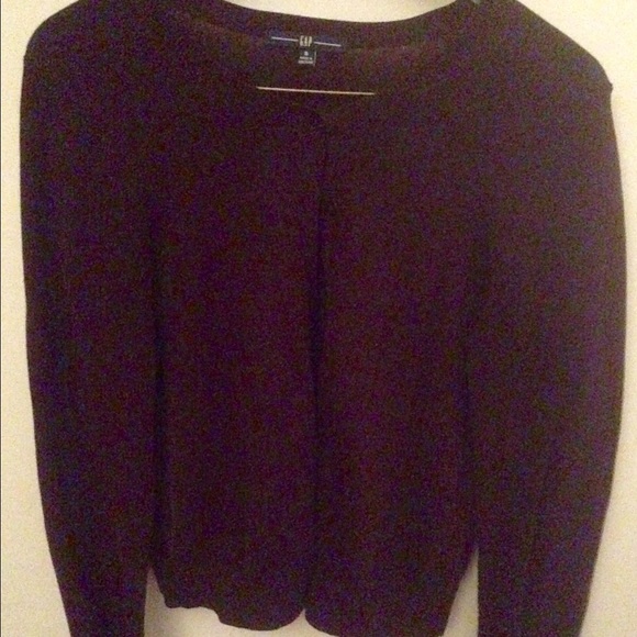 Gap dark purple cardigan
