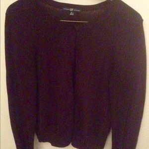 Gap dark purple cardigan