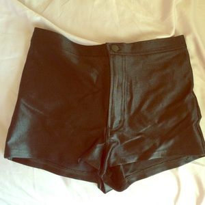 AA BLACK DISCO SHORTS