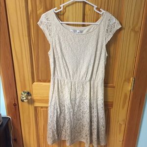 LC Lauren Conrad lace ombré  dress