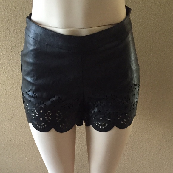Gianni Bini Faux Leather Shorts