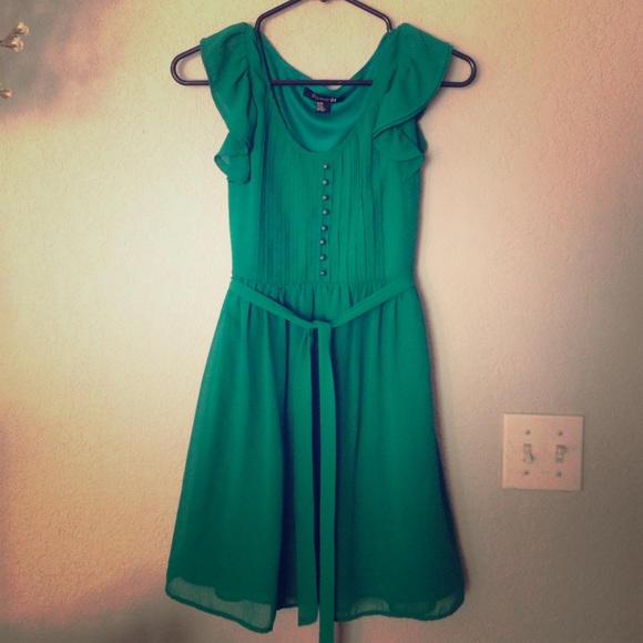 Green Forever21 Dress