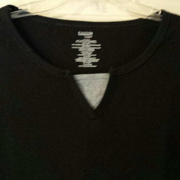 A Danskin black large long sleeve 60/ 40 blend - Picture 2 of 4