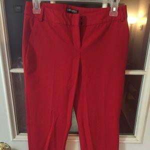 Red Express Editor Pants