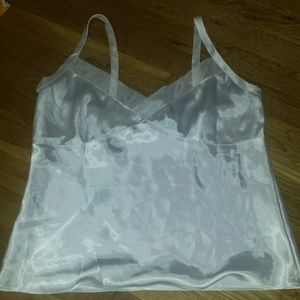 Satin tank top