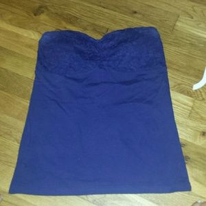 Purple tube top