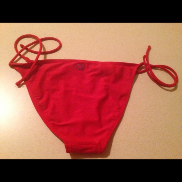 OP red bathing suit bottom - Picture 1 of 3