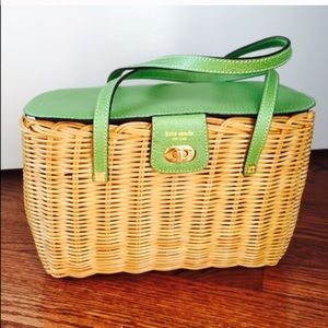 Kate Spade wicker basket purse