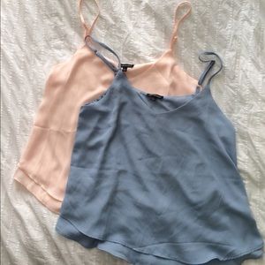 Pale pink and blue tank bundle!! 💕💙