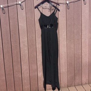 NWT Black cut out maxi