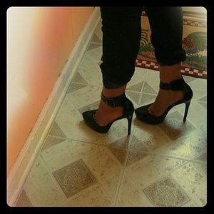 Steve Madden ankle strap heels