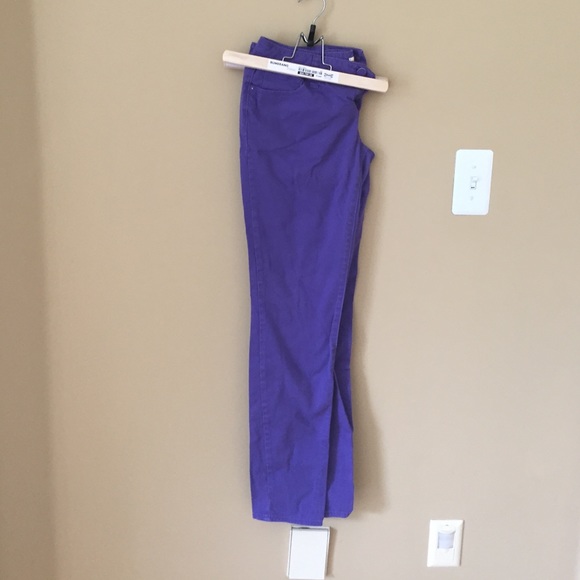 Purple jeans