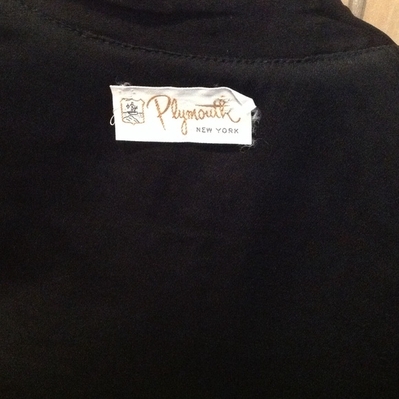 Vintage - Black Sequined Evening Jacket - Size 12 - Picture 2 of 3