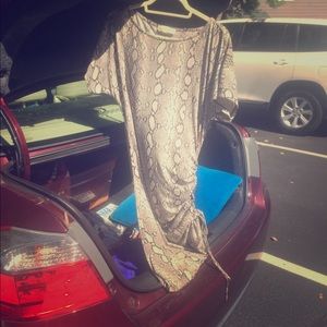 Michael Kors snakeskin printed dress!